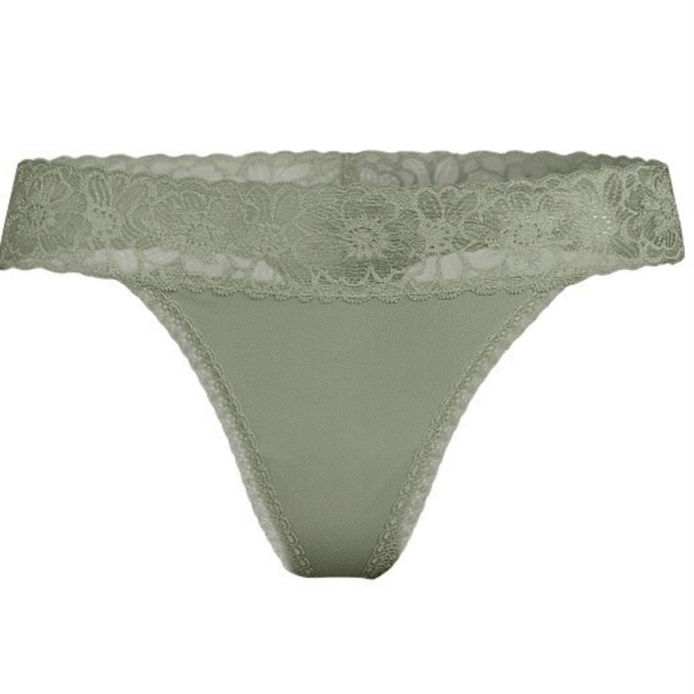 No Boundaries Juniors Micro Thong XXXL 21 New with Tags Wild Sage Trendy Sweet